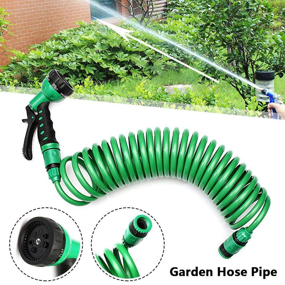 With Spray Gun Retractable Watering Washing Garden Supplies Water Hose Coil Hose Irrigation