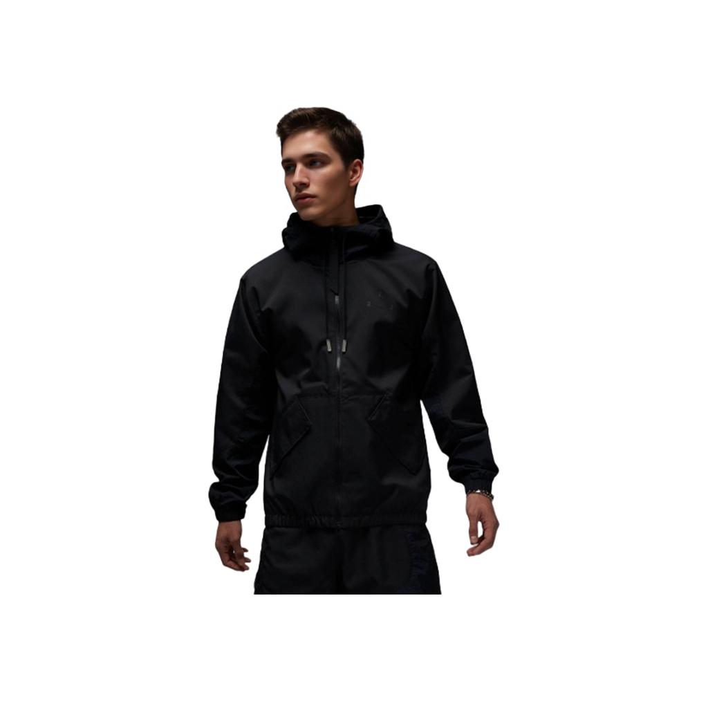 Jordan 23 Engineered Letter Print Zip Hoodie Men Jackets Black DX9640-010