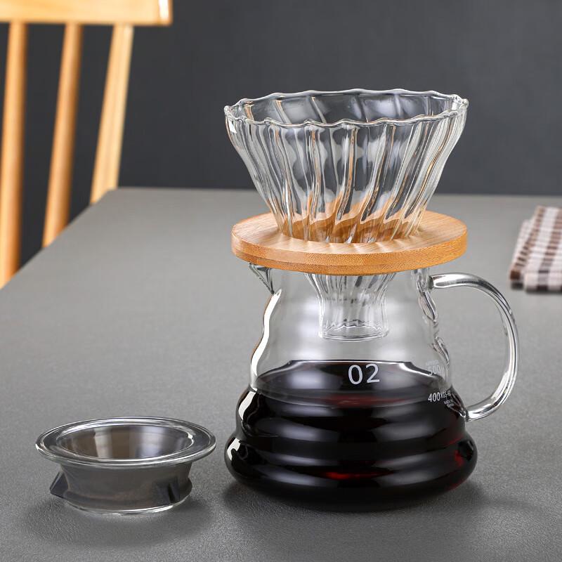 

LISM Glass Pour-Over Coffee Maker & Server Set