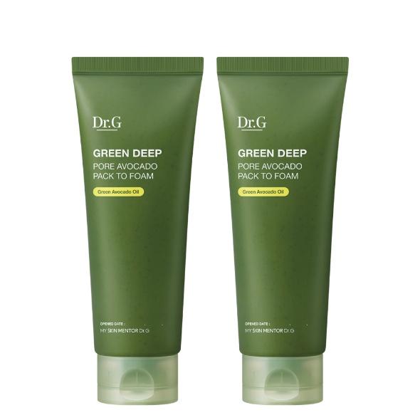 [1+1] Green Deep Pore Avocado Pack-to-Foam 200mL (Large Size)