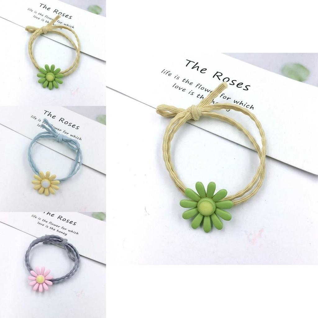 Beautiful Ins Women Daisy Hair Rope Headband With High-elastic Korean Rubber Band