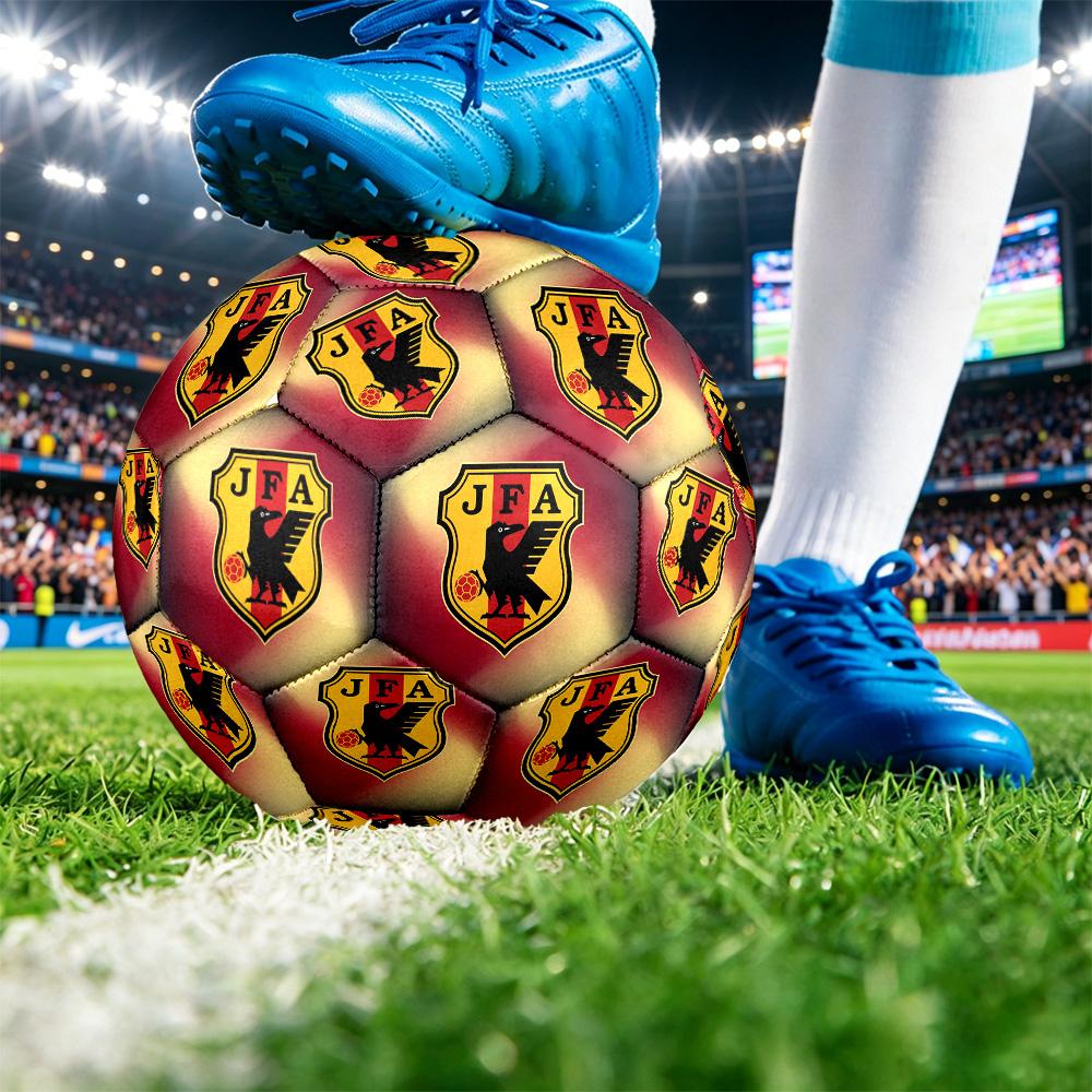 Japan Football Printed Size 5 Soccer Ball Wear Resistant Standard Adult Training Football Fan Gift for Indoor Outdoor Match Sports