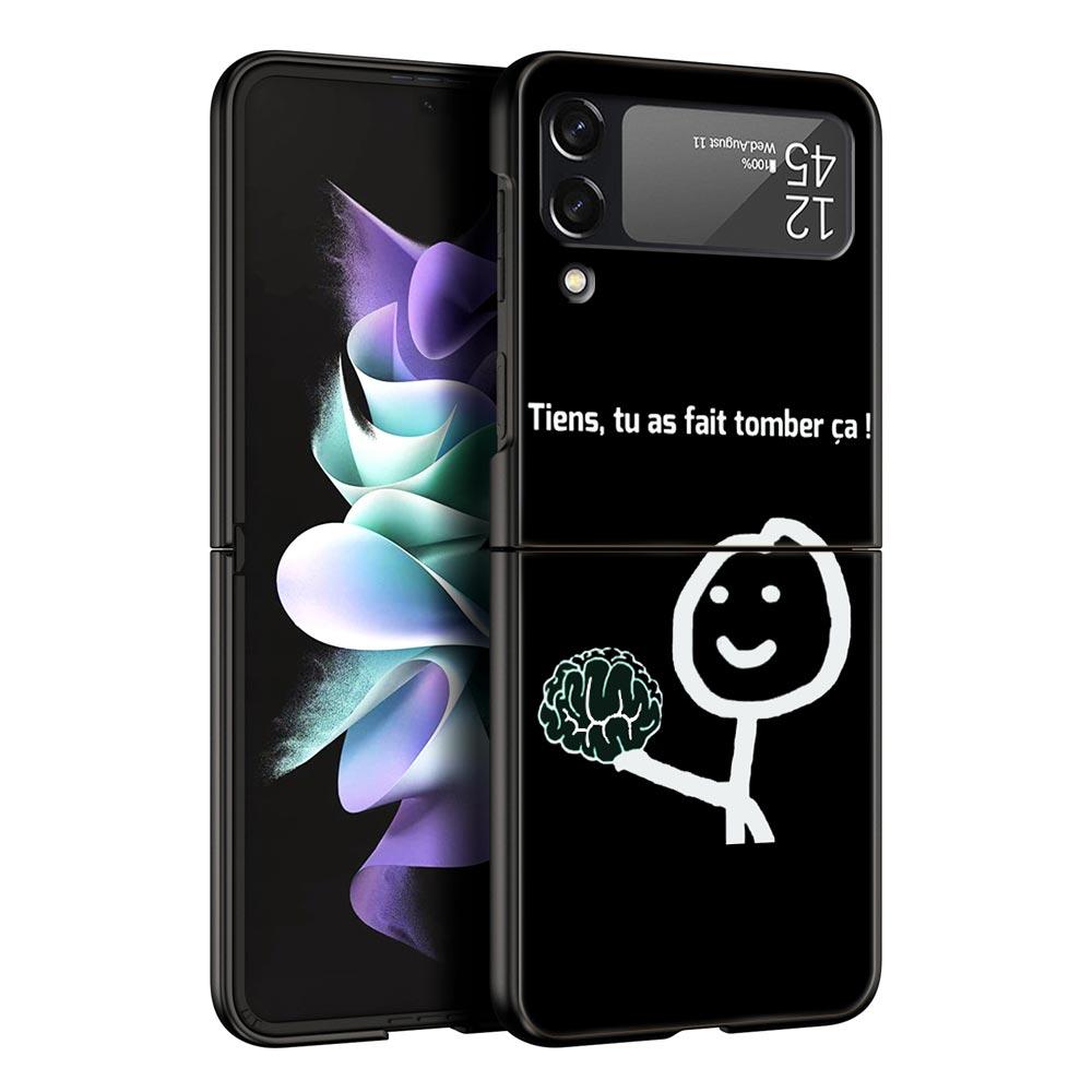 Funny Cute Cartoon Matchman Phone Case for Samsung Galaxy Z Flip 3 4 5 Shell For Samsung Z Flip3 Flip4 Hard PC Bumper Cover