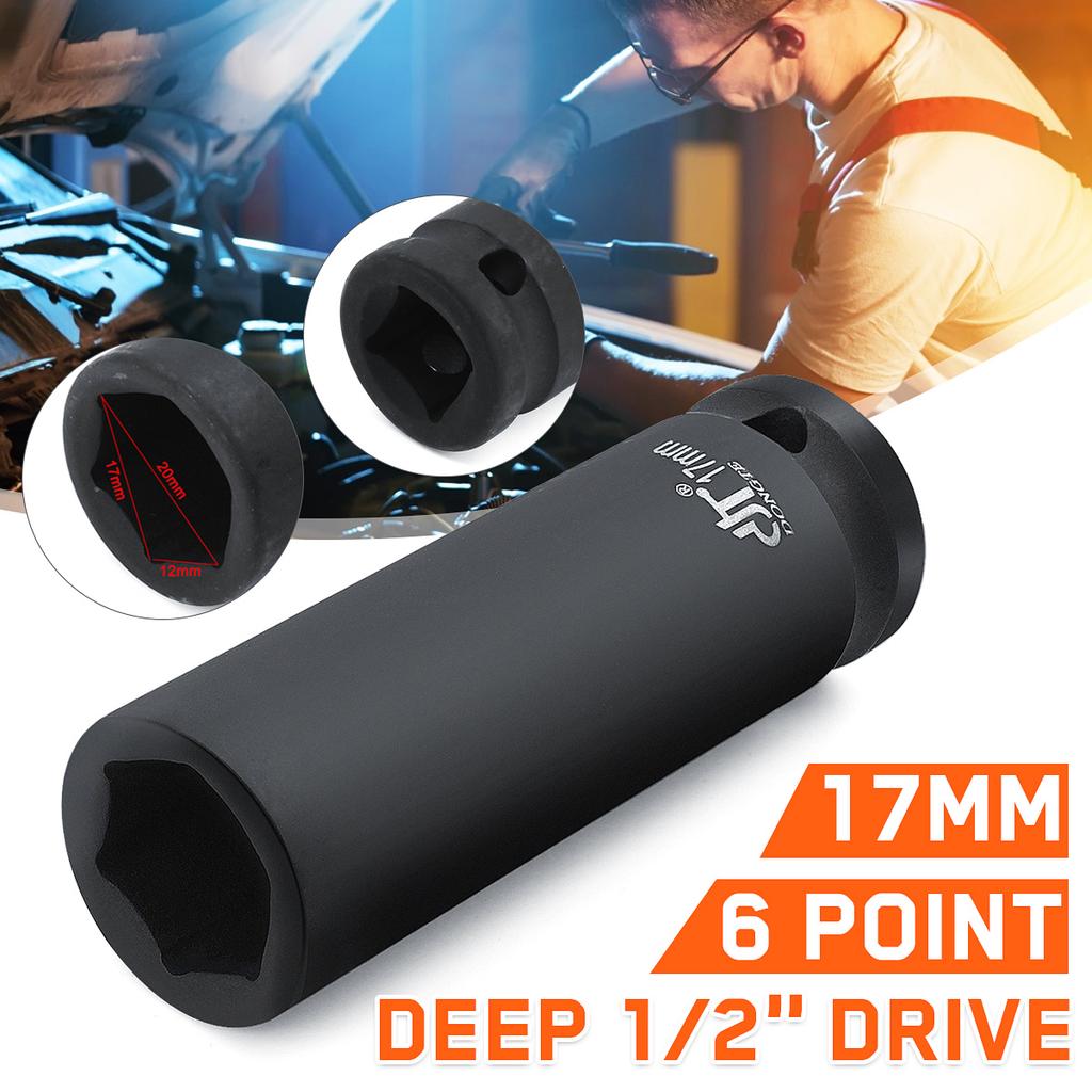 1/2'' Drive 17mm30mmDuty Deep Impact Socket 6 Point Hub Axle Spindle