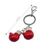 Backpack Accessories Metal Pendant Match Sports Keyring Creative Boxing Glove Keychain  Gift