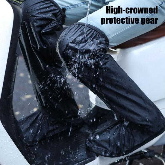 Elastic Band Shoe Covers Reusable Non Slip Waterproof Shoe Covers Over The Knee Rain Shoe Covers for Men Women Sneakers