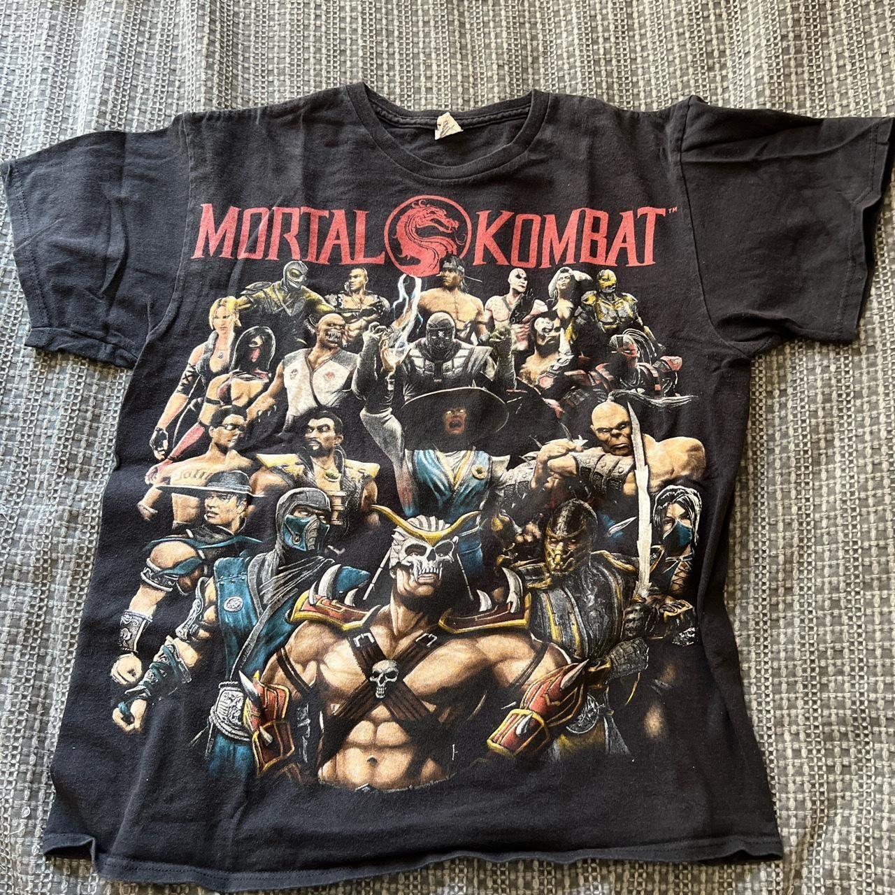 Vintage Mortal Kombat Shirt Mortal Kombat Rare Black Unisex Shirt S-5XL WA1514 Unisex T-Shirt XXL
