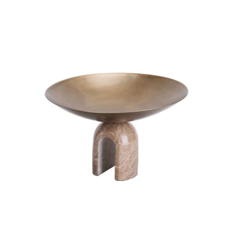 Light Luxury Modern Fruit Plate Living Room Coffee Table Trays Table Entrance Hall Ornament Tray Home Decoration Storage Plate