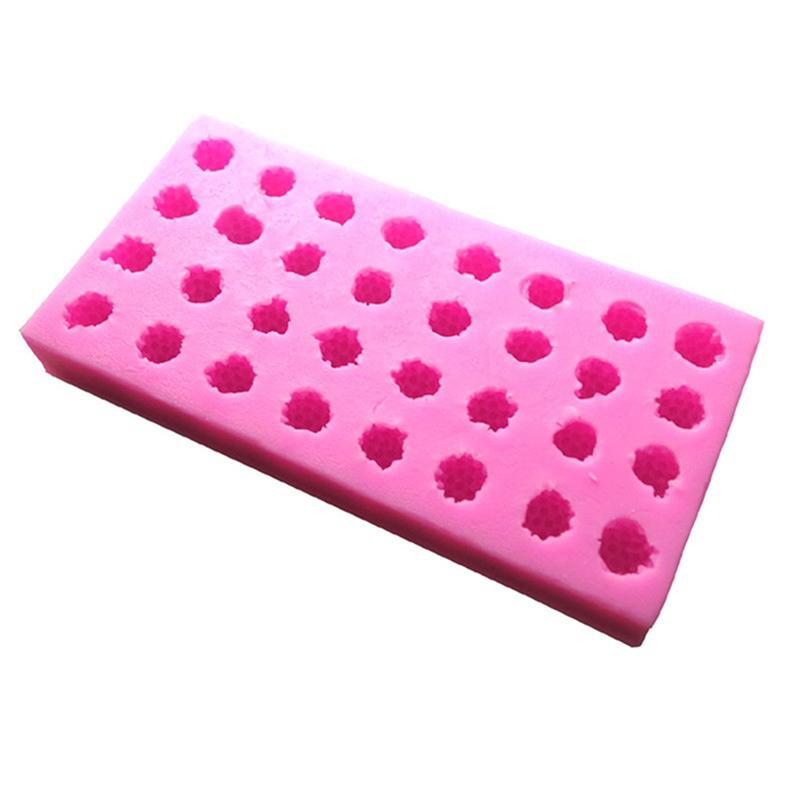Diy 3D Raspberry Fruit Silicone Mold Diffuser Plaster Epoxy Resin Mold Fondant Chocolate Mousse Cake Decoration Baking Mold
