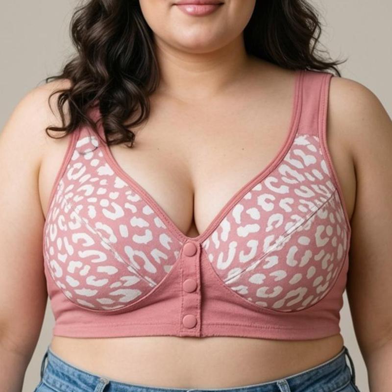 Dames Sexy Voorkant Sluiting BH Grote Maten Zacht Tanktop Stijl Ademend Comfortabel Slim Fit Naadloos Dagelijks Gebruik Ondergoed