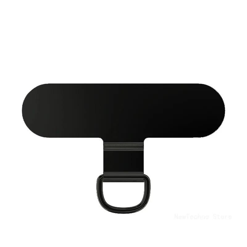 1PCS Sturdy Metal Cellphone Hanging Strap Gasket Replacement Stainless Steel Mobile Phone Lanyard Tether Tabs Patch Clip