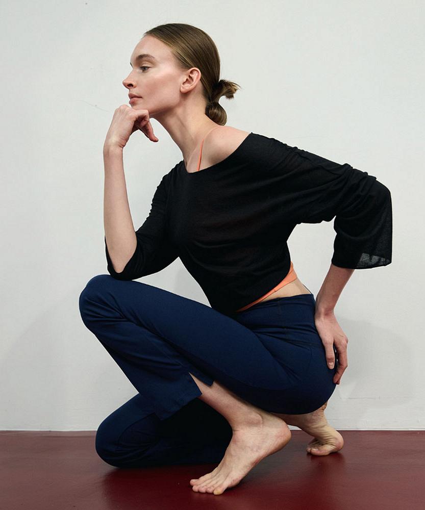 Debiweeo Sheer Loose Fit T-Shirt Devi-T0131-Black
