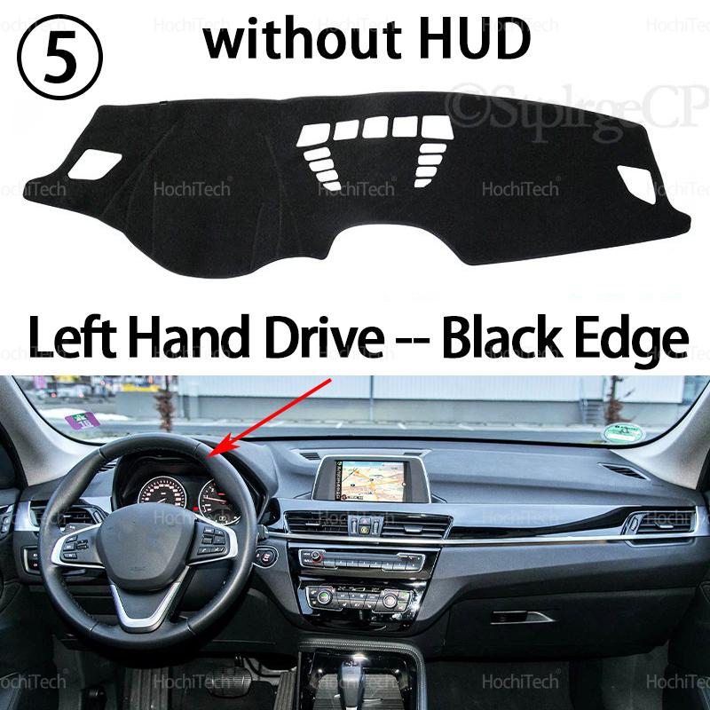Dashboard Cover Avoid Light Anti-Slip Anti-dirty Mat Pad Sunshade Dashmat Protect for BMW X1 F48 2016- LHD RHD
