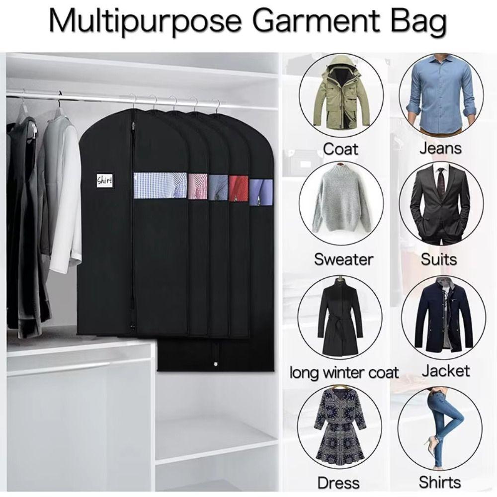Large Capacity Clothes Dust Cover Dustproof Closet Organizer New Hanging Garment Bags