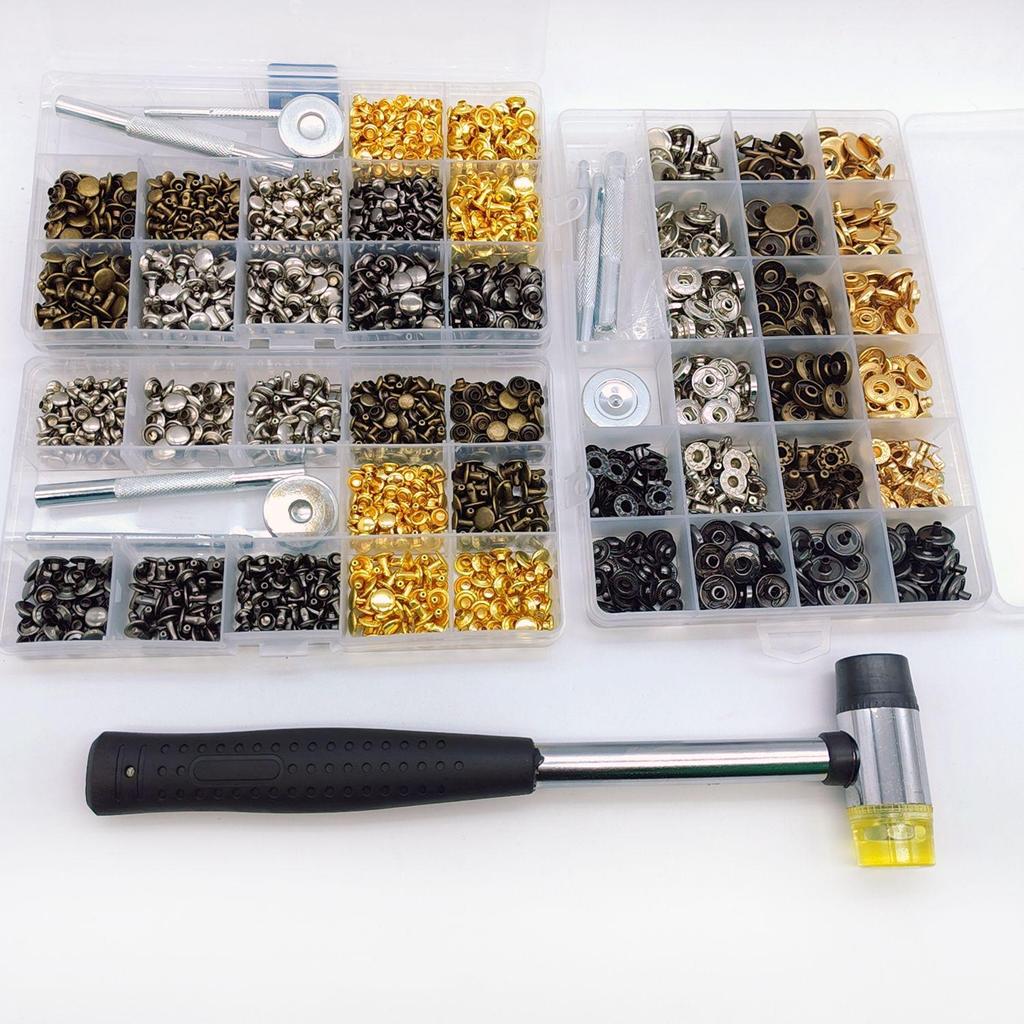 633 Metal Four-Button Double-Sided Rivet Tool for Leather Goods and Clothing Fasteners