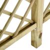 Mesh Fence - vidaXL - 300 X 50 X 200 Cm - Impregnated Pine Wood - Privacy and Security - Elegant Design