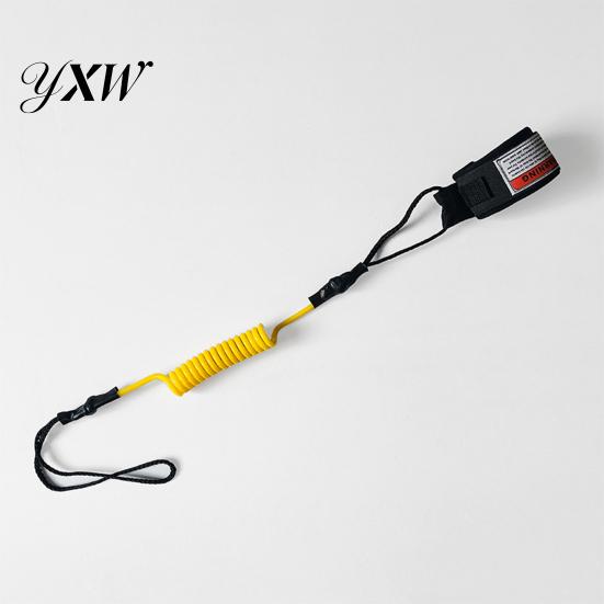 Verstellbares Federseil TPU Surfbrett Leine Spirale SUP Handgelenkband Stand-Up Paddle Board Bein Shortboard Longboard Sicherheit Paddleboard