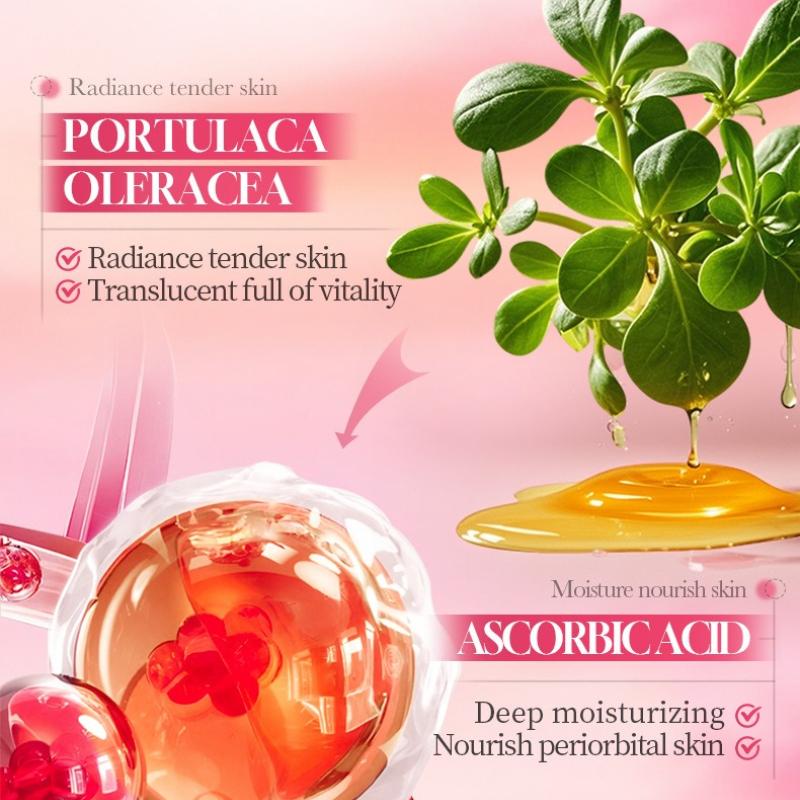 Strawberry Eye Cream 20g VC Moisturizing Hydrating Brightening Eye Moisturizing Eye Cream Skin Care Products