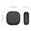 Nabíjecí pouzdro na sluchátka Pasuje na sluchátka Shokz OpenFit 2 2+ T920 T921 Nabíječka sluchátek Náhradní 500mAh Typ C Černá