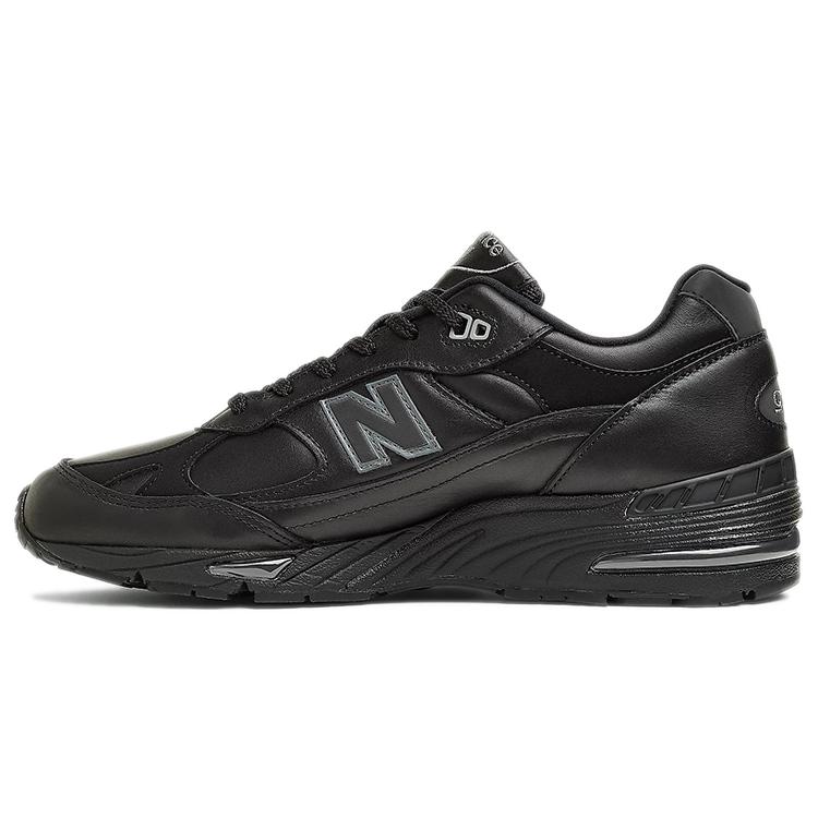 New Balance 991 MiUK Leather Black Grey M991TK