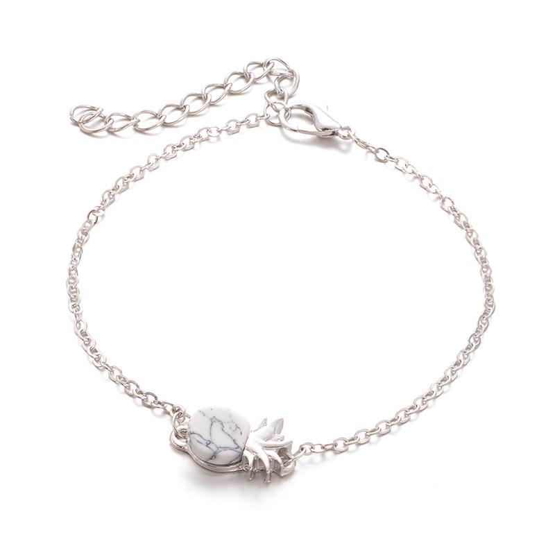 Retro Sweet Fruit Pineapple Bracelet Fashionable Versatile Simple Short Jewelry Bracelet
