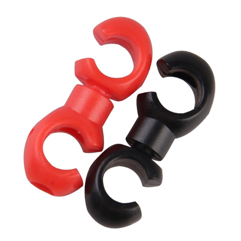 20Pcs Bike Cable Clasps Bicycles Brake Gear Cable Clips S-Hook Clip Bike Cross Lines Clip Clasps Cycling Accessories