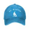 St Barth Segelboot Baseballkappe Gewaschene Baseballkappe