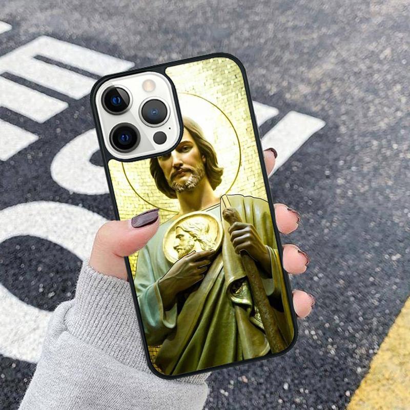 San Judas Colored Design Case For iPhone 17 Air 11 12 13 14 15 16 Pro Max Cover For iPhone 17 Air 13 12 Max Plus 2020
