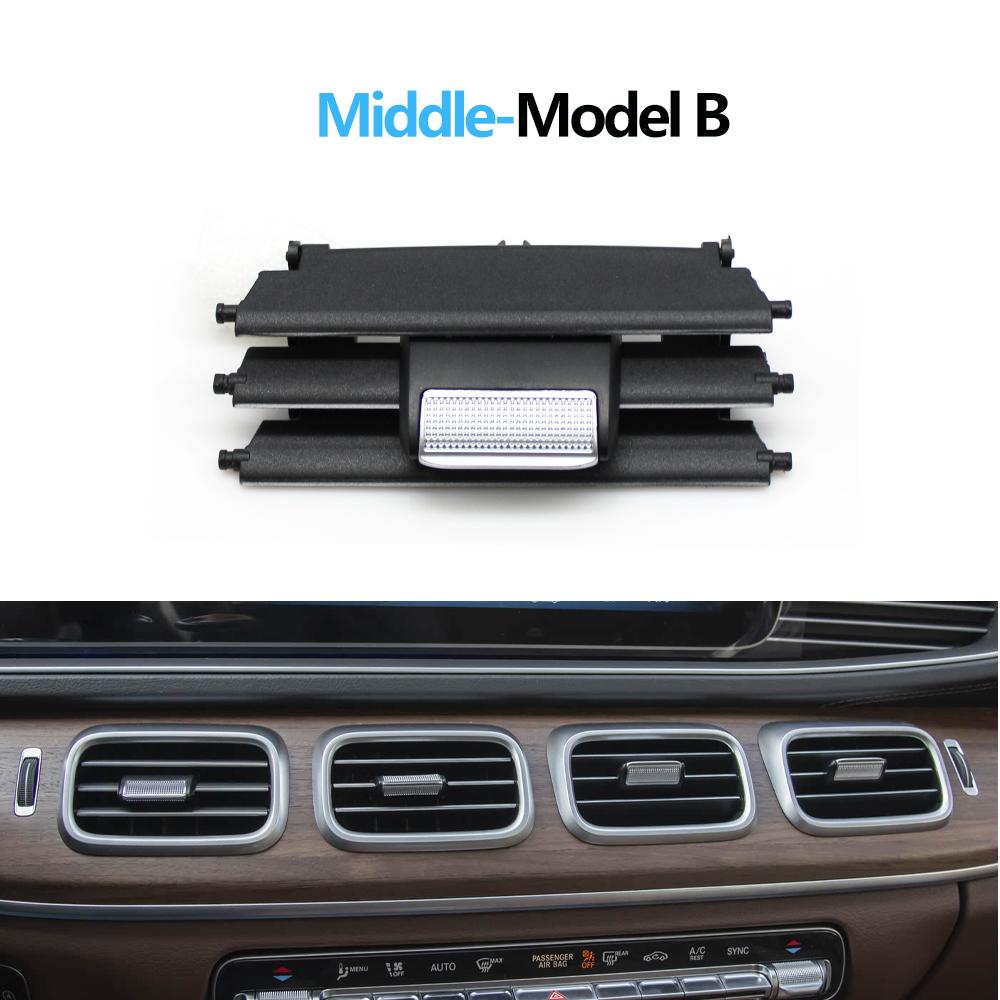 Car Front Rear Air Vent Outlet Grille AC Slide Tab Clip Repair Kit For Mercedes Benz W167 GLS GLE 350 400 450 500 580 2020-2025