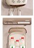 Wall-Mounted Chopstick & Spoon Storage Box with Draining Rack - 2026 Model for Home Kitchen