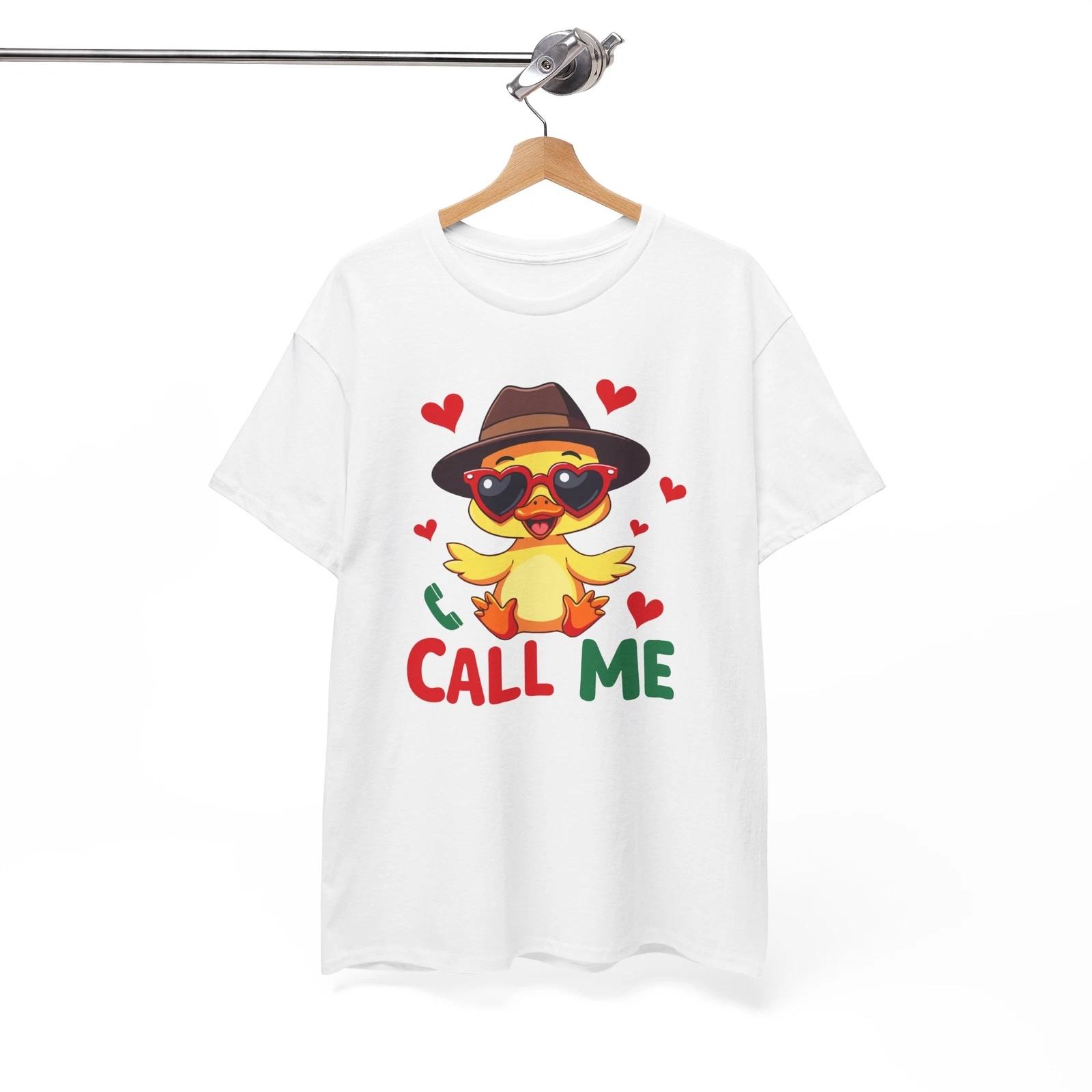 

Valentines Duck hunting T-Shirt - Funny Lazy Ducky Tee for Relaxed Vibes XL