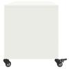 TV Stand White 100.5 x 39 x 43.5 cm Steel