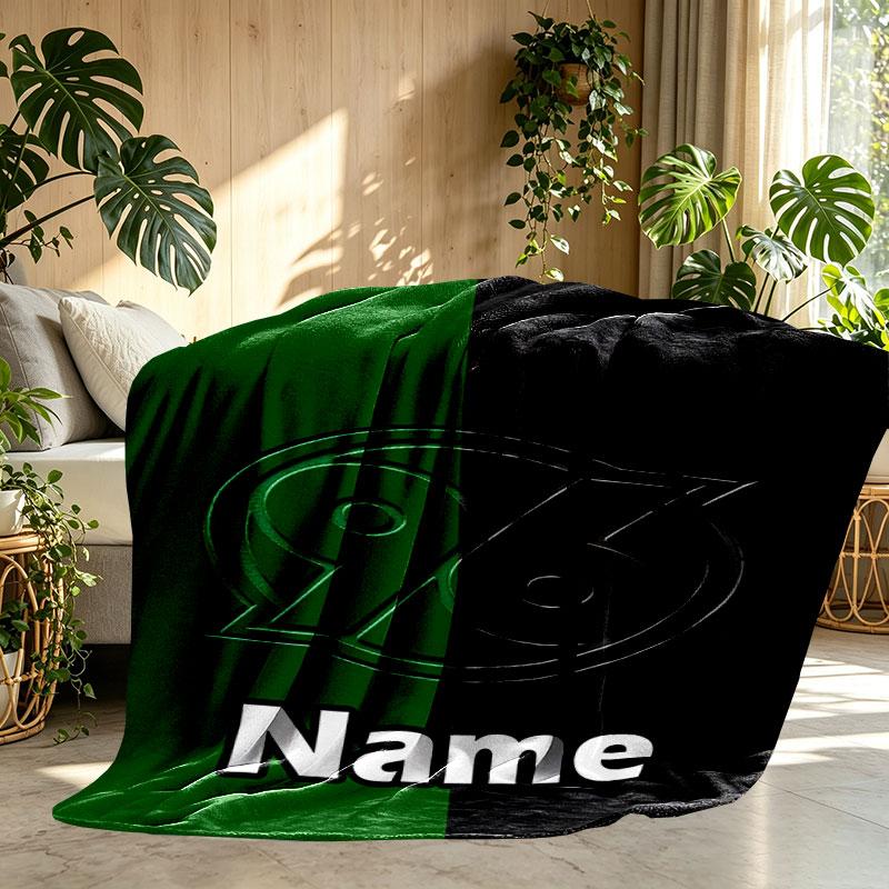 Custom Name Personalized Hannover 96 Football Print Blanket, Home Decor, Bedroom, Sofa, Camping, Couch, Gifts for Birthday Christmas