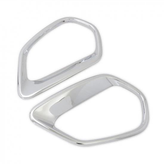 For Mitsubishi Outlander 2016-2020 Chrome Rear Fog Light Lamp Cover Trim