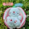 Glowing Strawberry Bunny Plush: Breathable & Soothing Sleep Companion for Kids