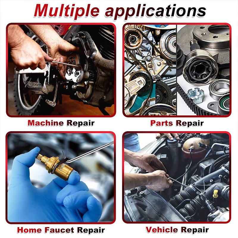 Automotive Seal Puller Tool 45/90 Degree O-ring Oil Seal Gasket Puller Oil Seal Screwdriver For Disassembling Gasket Parts