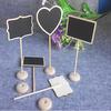Mini Blackboard Chalkboard Buffets Message Table Lovely Wooden Price Tag Household Ornament