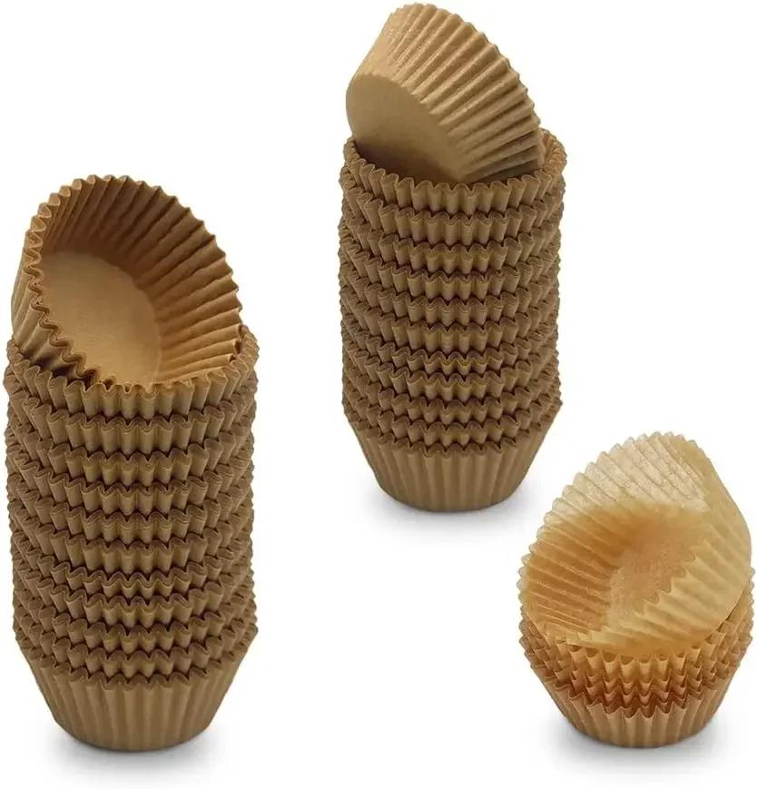 100Pcs Food Graded Mini Cupcake Liner Cupcake Paper Baking Cup Muffin Cases Cake Mold Small Cake Box Cup Tray Decorating Tools