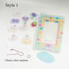 INS Acrylic Photocard Frame Cartoon Card Display Stand Photo Holder Photo Protection Card Sleeve Desktop Decor School Stationery