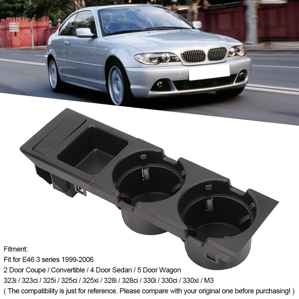 Center Console Drink Cup   Storage Holder 51168217953 51168217957 Fit for E46 3 Series 99‑06