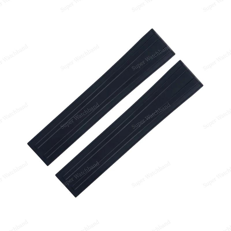 Soft FKM Fluoro Rubber Bracelet For Mido Multiport TV M049 526 M005 430 431 930 M025.407 Strap 18/19/20/21/22mm Quick Release