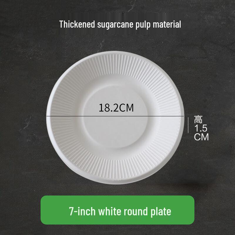 Thickened Disposable Paper Plates