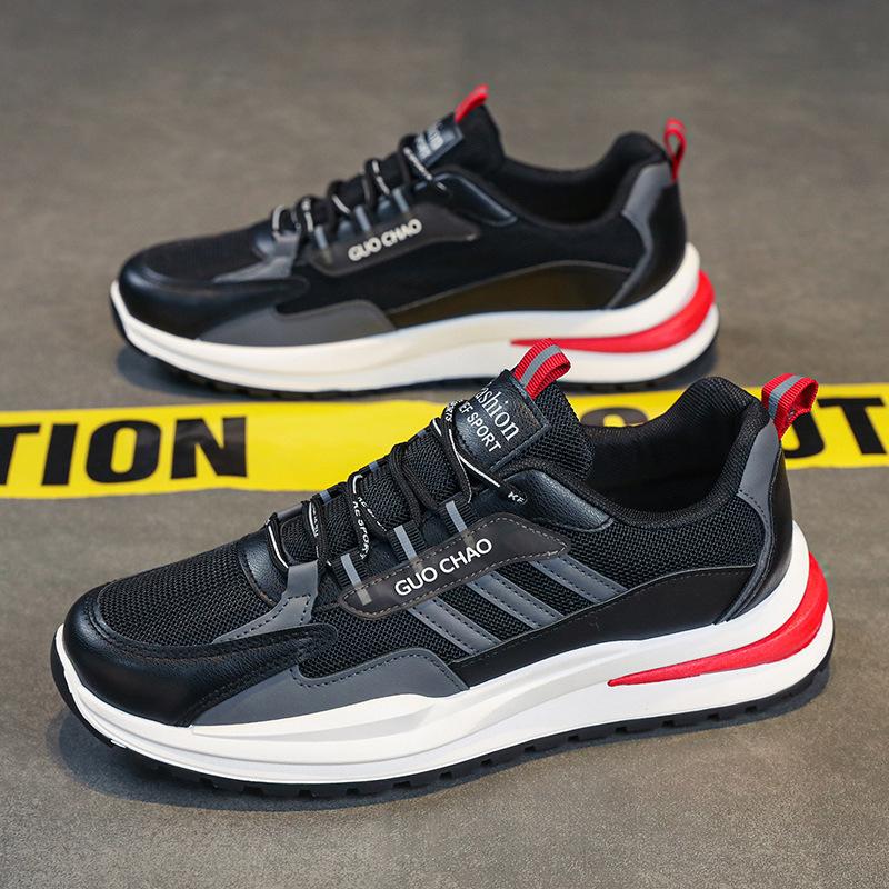 

Clover sneakers men s shoes breathable mesh lightweight autumn and winter shoes students lightweight soft sole running 44