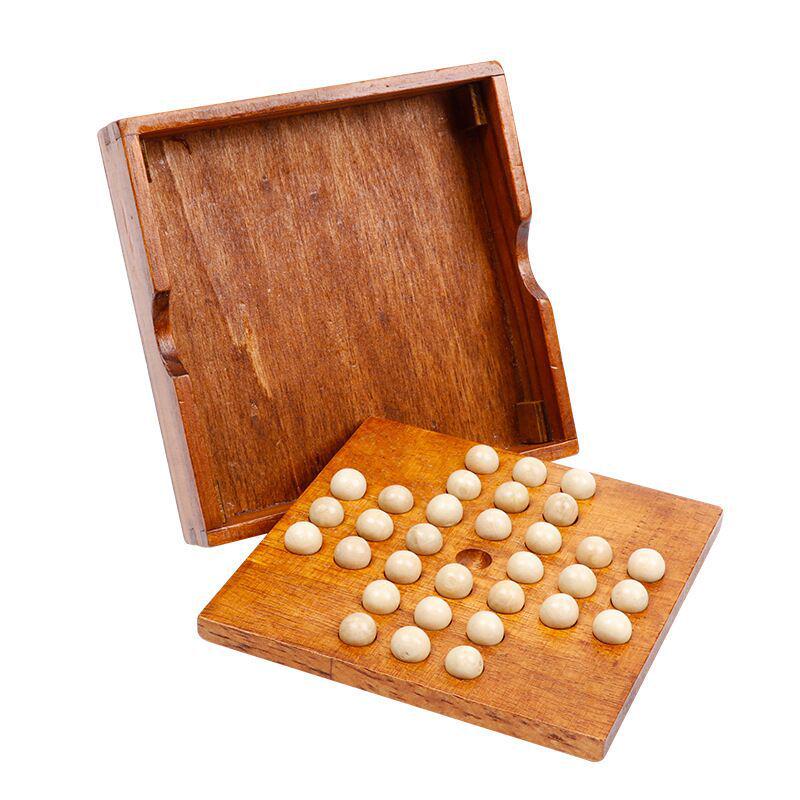 Wooden Children's Classic Diamond Chess Puzzle for Early Education