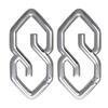 1/2/3Pcs Keychain Smooth Opening Mechanism Minimalist Design The S Thing Carabiner Everyday Carry Travel Outdoor Use