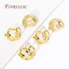 17*8.5MM 18K Gold Plated Hollow Flower Bead Caps High Quality Jewelry Beads Cap DIY Jewelry Accessories Wholesale