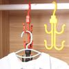 Hook Rotating Design Wardrobe Non Perforated Hanger For Wardrobe Organization