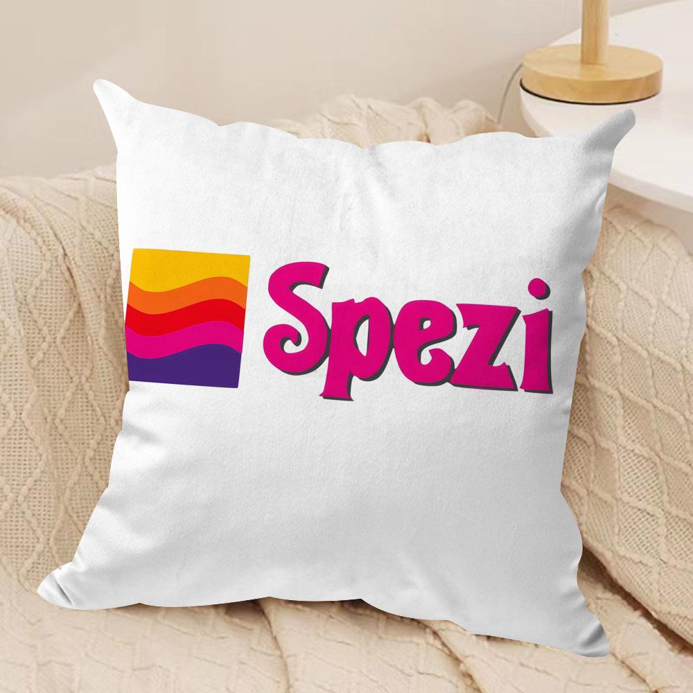 

PPaulaner Spezi Logo Cushion Cover Pillowcase Ultra Soft Skin Friendly Fabric Cloud Like Comfort Concealed Zipper 30x30 cm