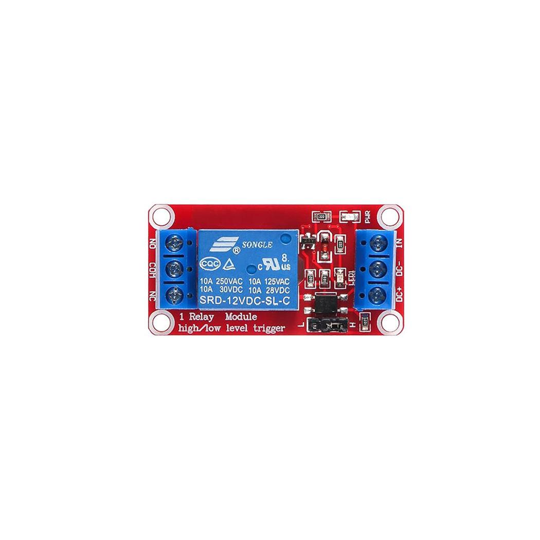

1 Channel 5V 12V 24V Relay Module Board Shield for Arduino with Optocoupler Support High and Low Level Trigger