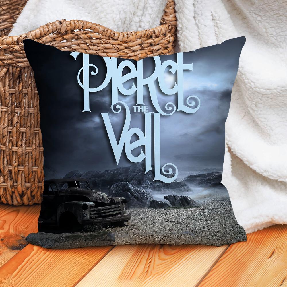 Rock Band P-Pierce The V-Veil Pillow Case Home Cushion Cover Suitable For Office Sofa Car Suitable For All Seasons